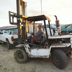 Forklift Works Good It Can Lift A Plane.  Old But In Good Shape