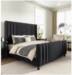 Brand new king size bed frame with a brand new mattress of your choice $520-$550
