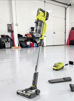 RYOBI
ONE+ HP 18V Cordless  Stick Vacuum+ 4Ah Battery & Charger