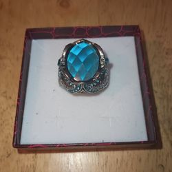 Silver Tone Statement Ring