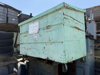 DUMPSTER STYLE SCRAP METAL BIN