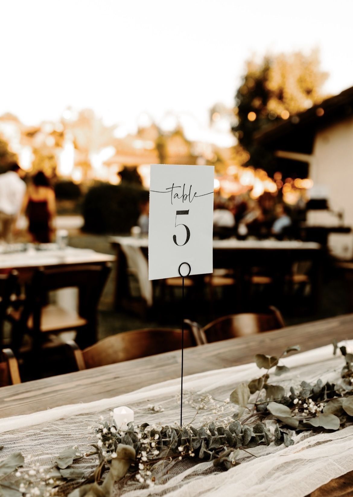 Table Number Holders
