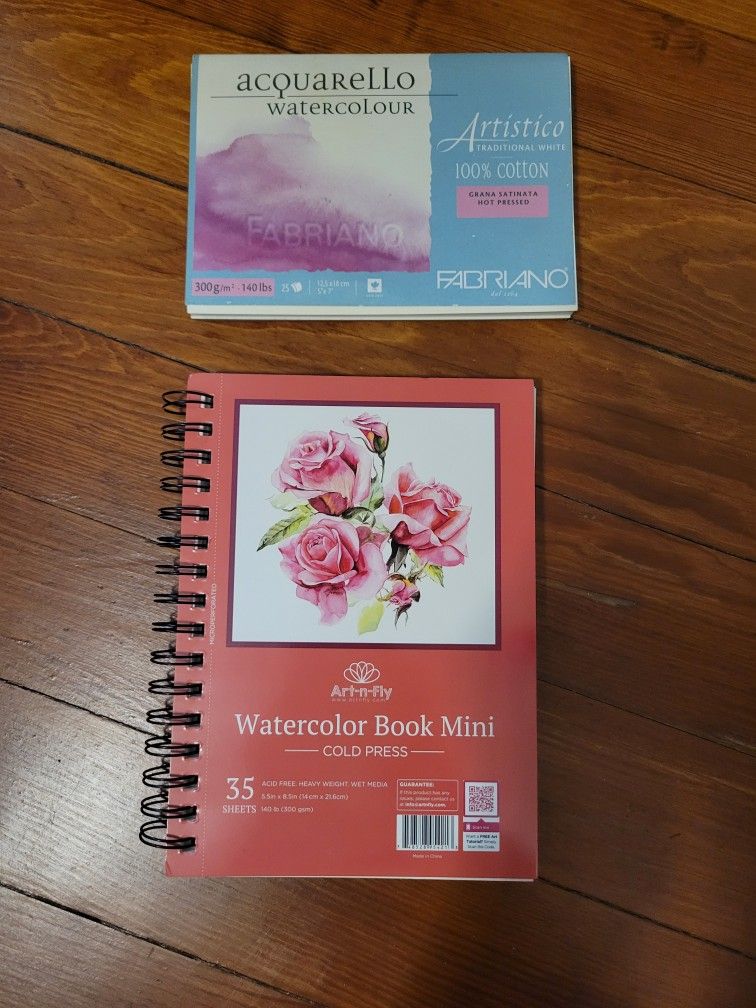 Lot of 2 * WATERCOLOR * Paper Cold/Hot Pressed