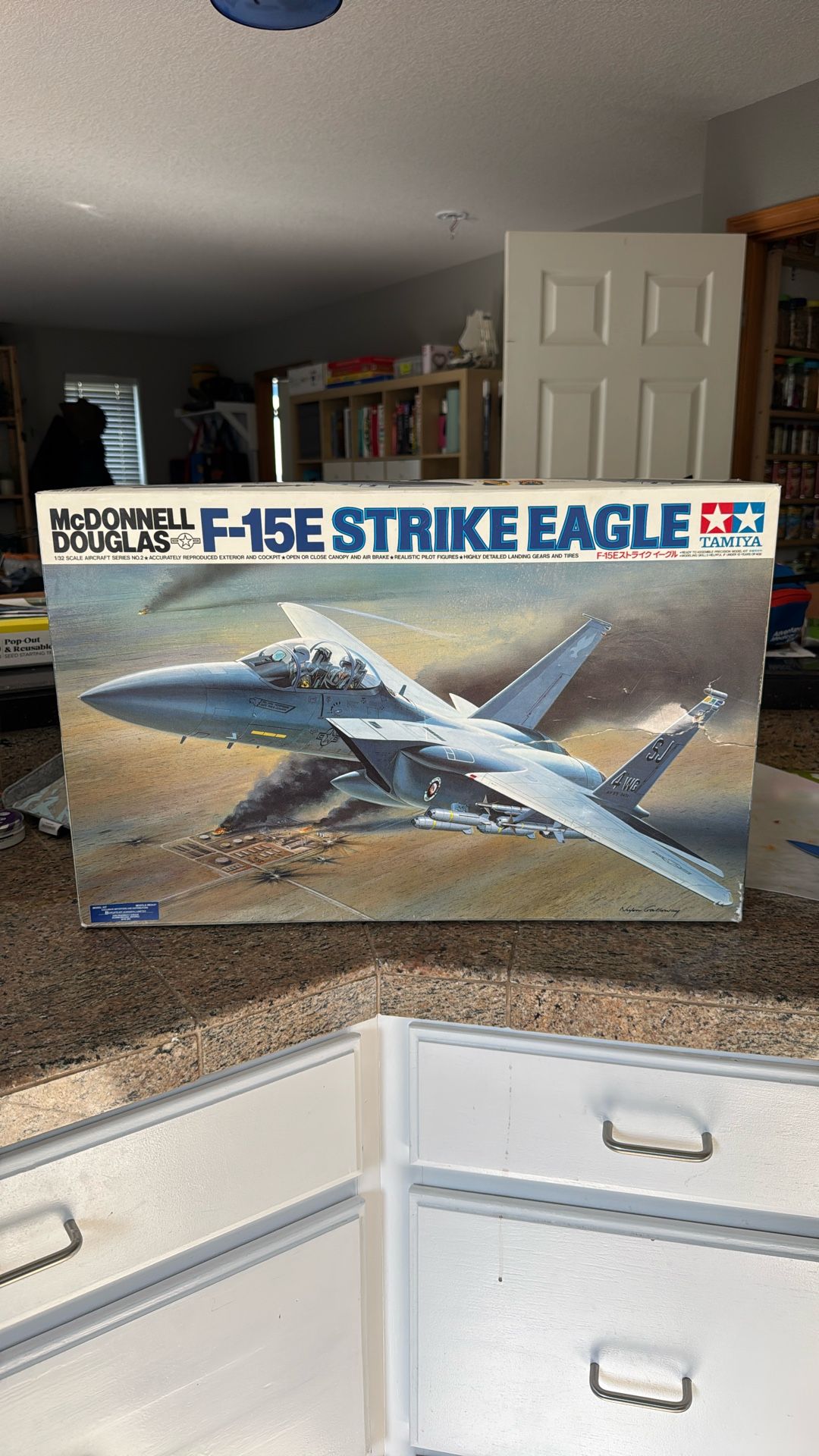 F-15 Strike Eagle 1/32nd Scale Model Airplane