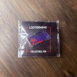 Gaming Keyboard Pin  Enamel Pin Loot Crate NEW EXCLUSIVE #LOOTPINS