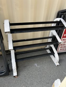 Three Set rack for dumbbells. $150