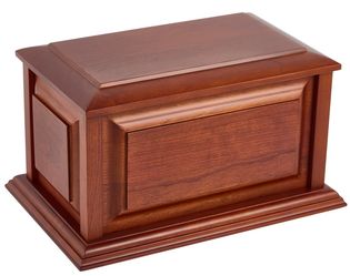 Beautiful Cherrywood Adult Wood Urn Large Up To 238 #’s