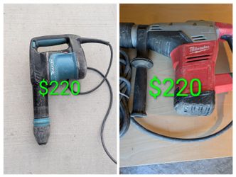Jack Hammer And Rotary Hammer $220 Each 