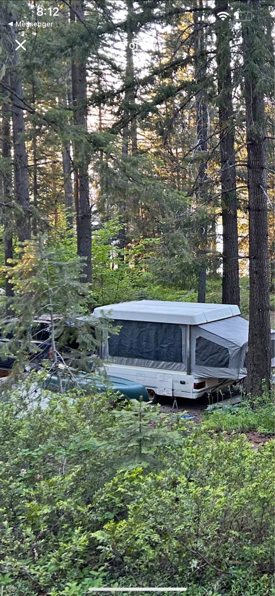 1990 Coleman Pop Up Camper