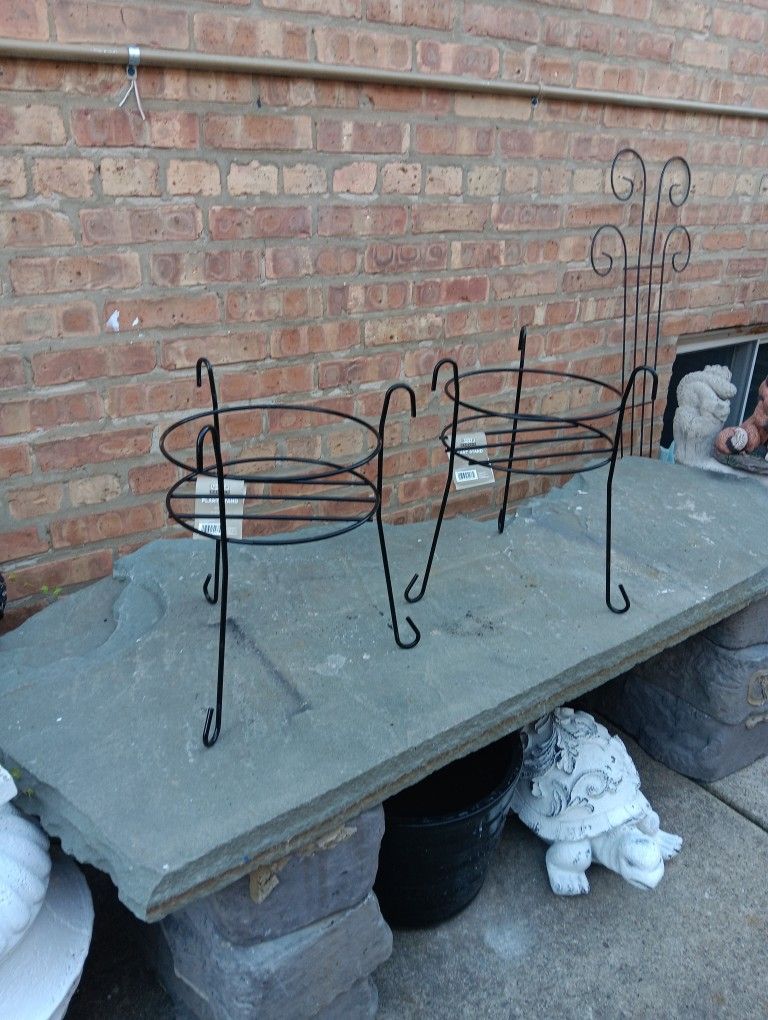 Brand New Set Of Two Pieces Heavy Duty Plant Stand