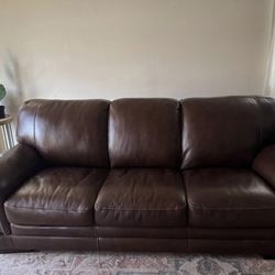 Leather sofa