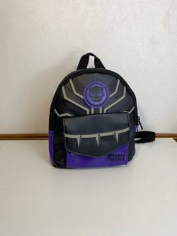 Limited Marvel Black Panther Backpack Purple Black Mini Backpack Wakanda Forever