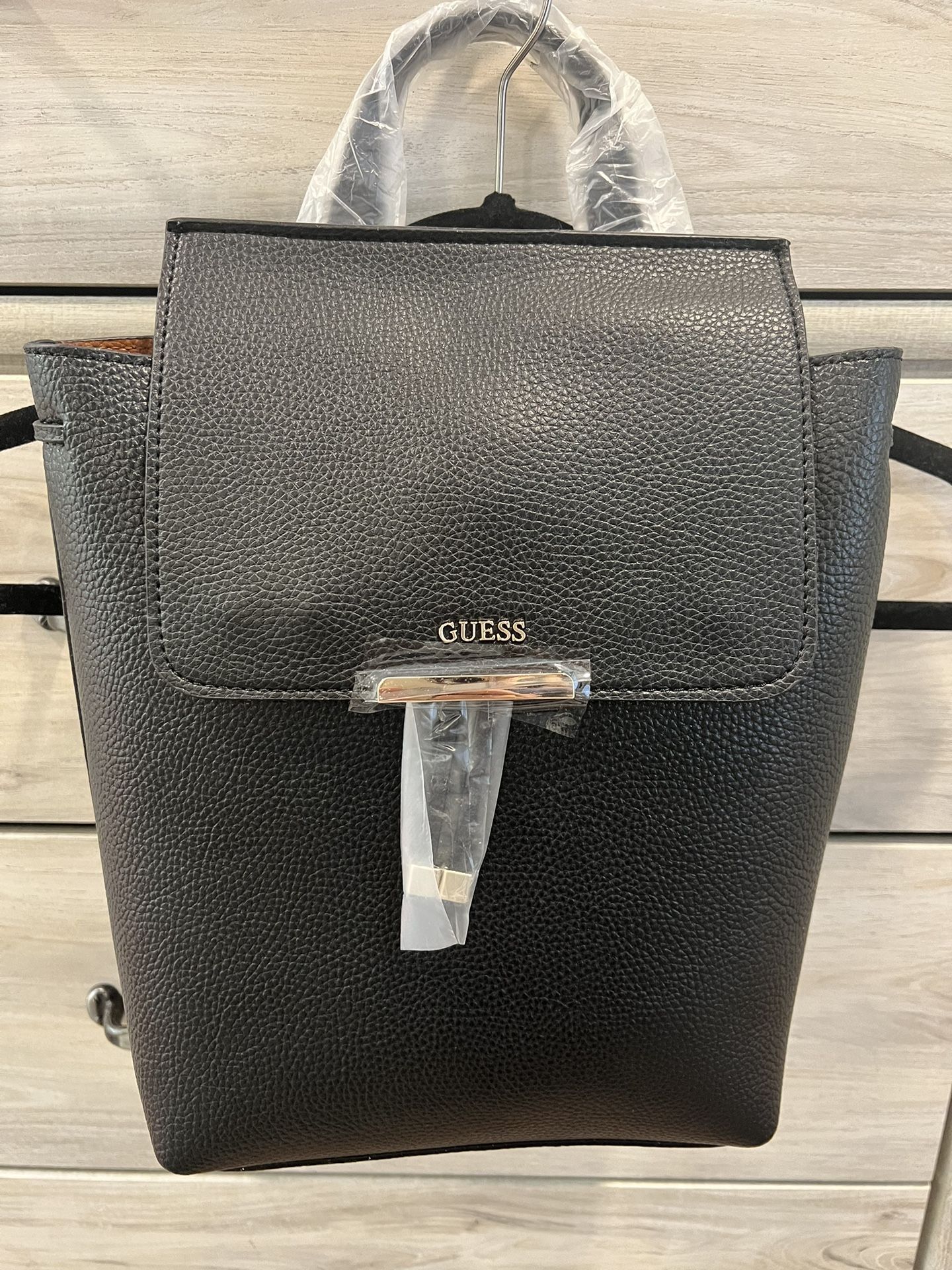 Guess NWT Black Varsity Pop Women’s Backpack 