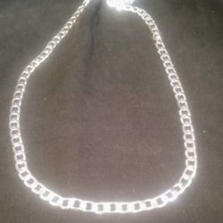 925 Silver Cuban Link Chain