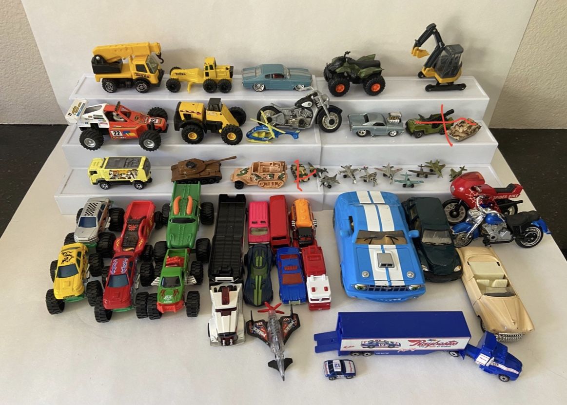 Offer Pick And Choose Mixed Toys Model Car, Truck, Motorcycle, Airplane, Tanka, Micro Machine, Military, Hot Wheels, Pick What You Like Give Me Offer 
