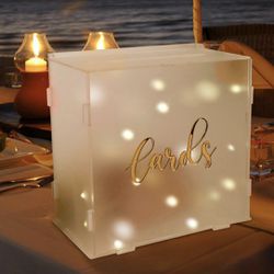 Wedding Card Box with Light