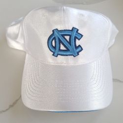 White UNC hat