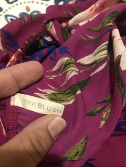 Pink Blush maternity dress (large)