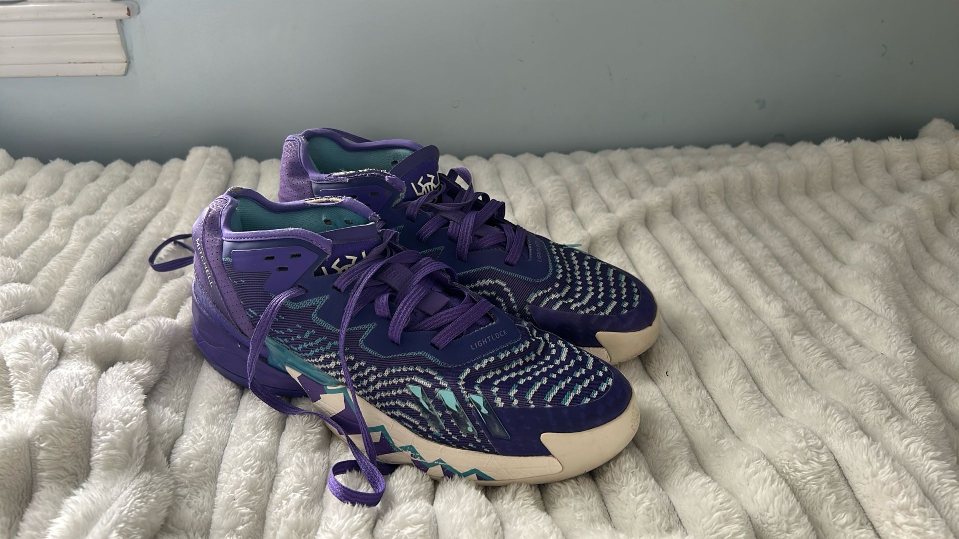 Used Donovan Mitchell purple 4s