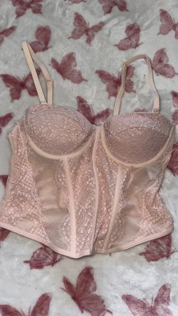 Baby Pink Lace Corset Top 🌸💕💄