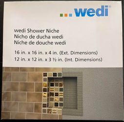 WEDI Shower Niche  16x16x4