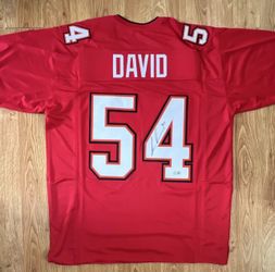LaVonte David Signed Tampa Bay Buccaneers Custom Jersey Beckett BAS Certified Auto