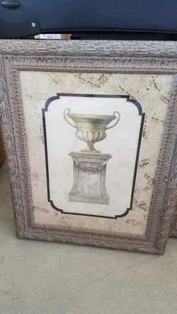 Beautiful paintings, with special custom frames.