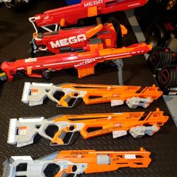 Toys  NERF GUNS BIG LOT INCLUDES MAGS AND AMMO