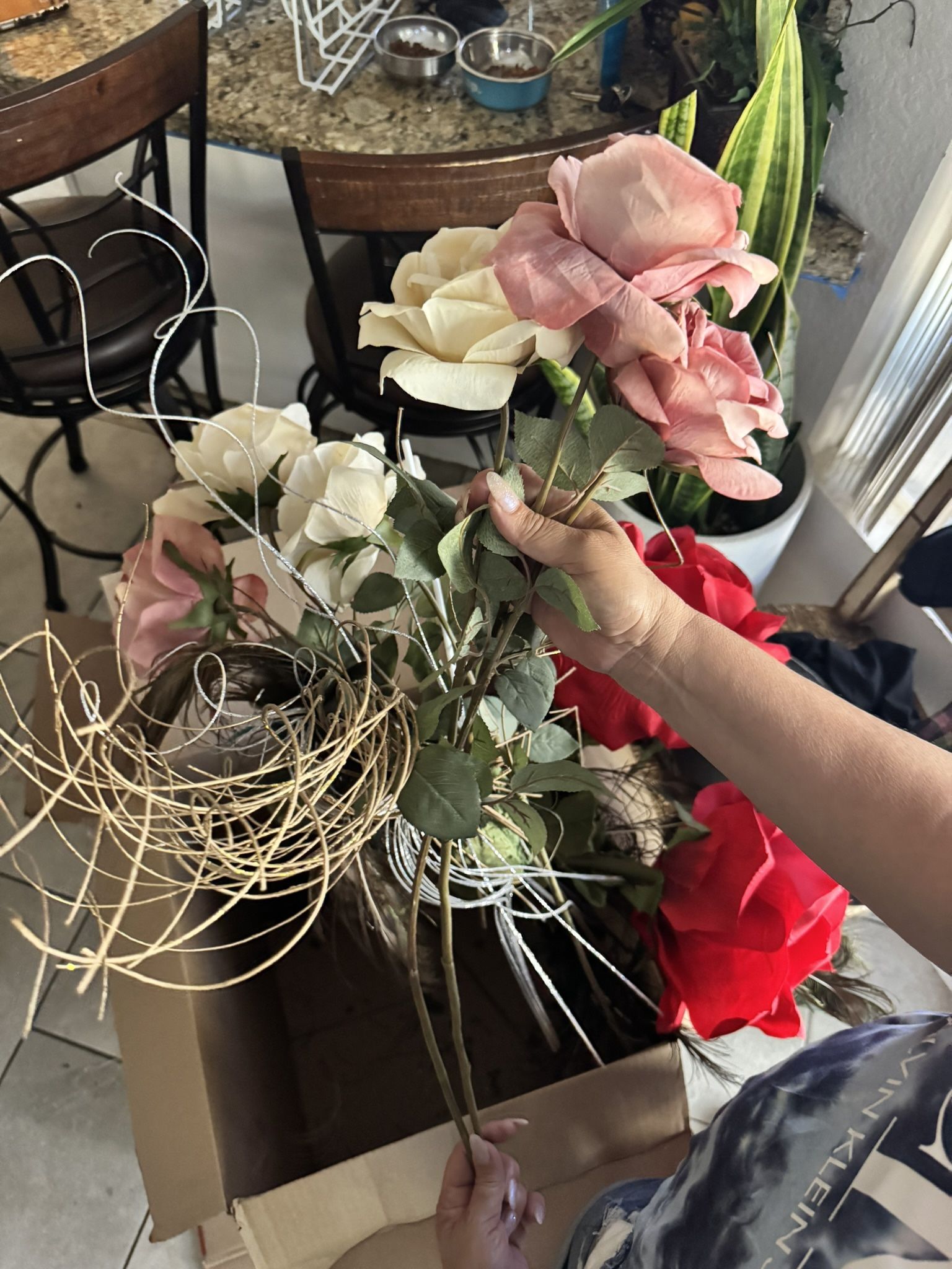 Flower Bundle - Event planner - Roses peacock