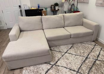 Living Spaces Sectional Sofa with Chaise