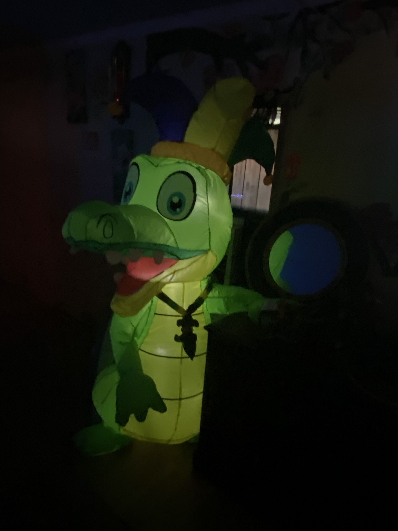 6 Ft Mardi Gras Gator