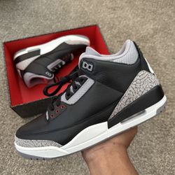Jordan 3 Black Cement size 9