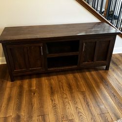 Solid Wood TV Console Table