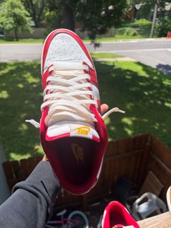 Nike Dunk Low Retro "Gym Red/USC" WhiteRed