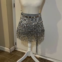 Sexy  Spirit  Sequin Skirt 