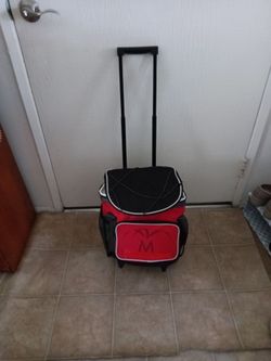 Rolling Cooler Bag with Telescoping Handle