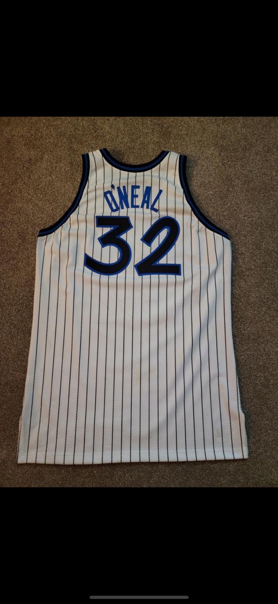 Shaq Rookie Signed Pro Cut Jersey