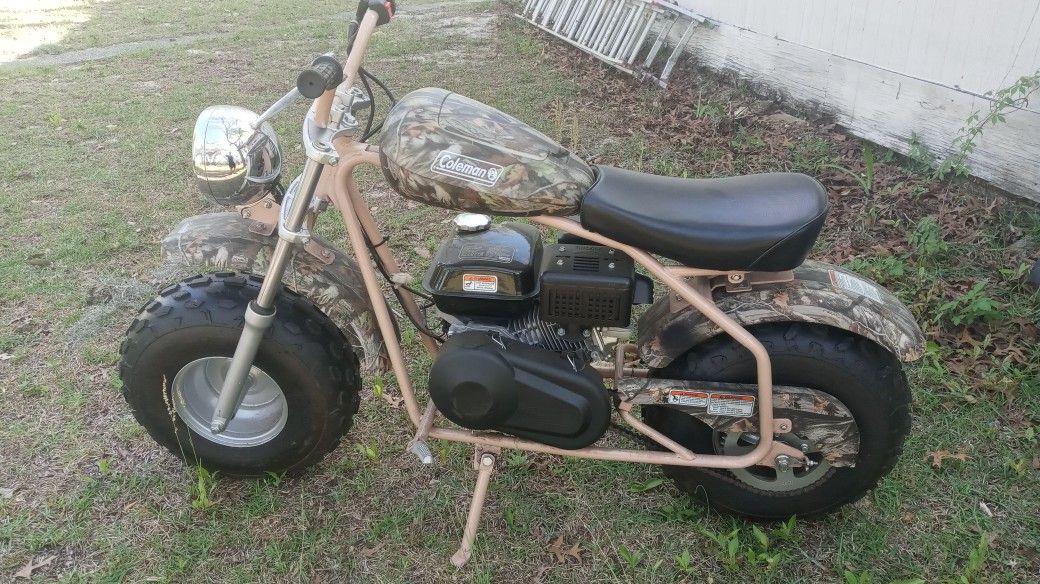 Coleman Powersports CT200U-EX Gas Powered Camo Ride-On Mini Bike