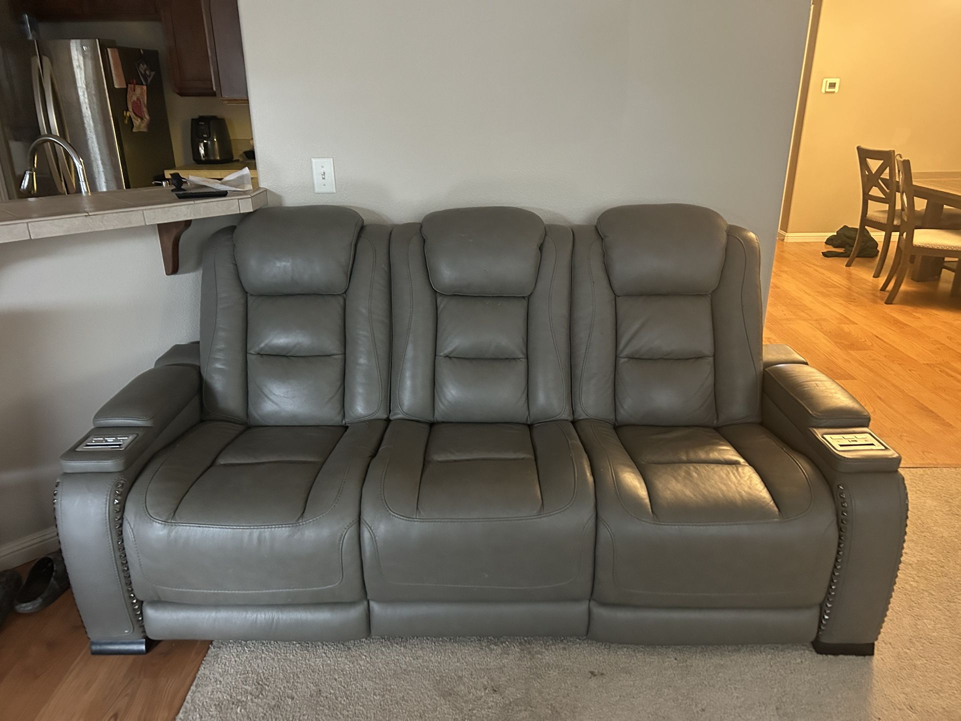 Leather Couch And Loveseat