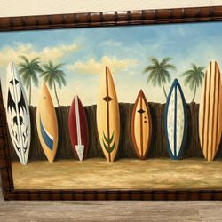 Canvas Surf Picture For Home