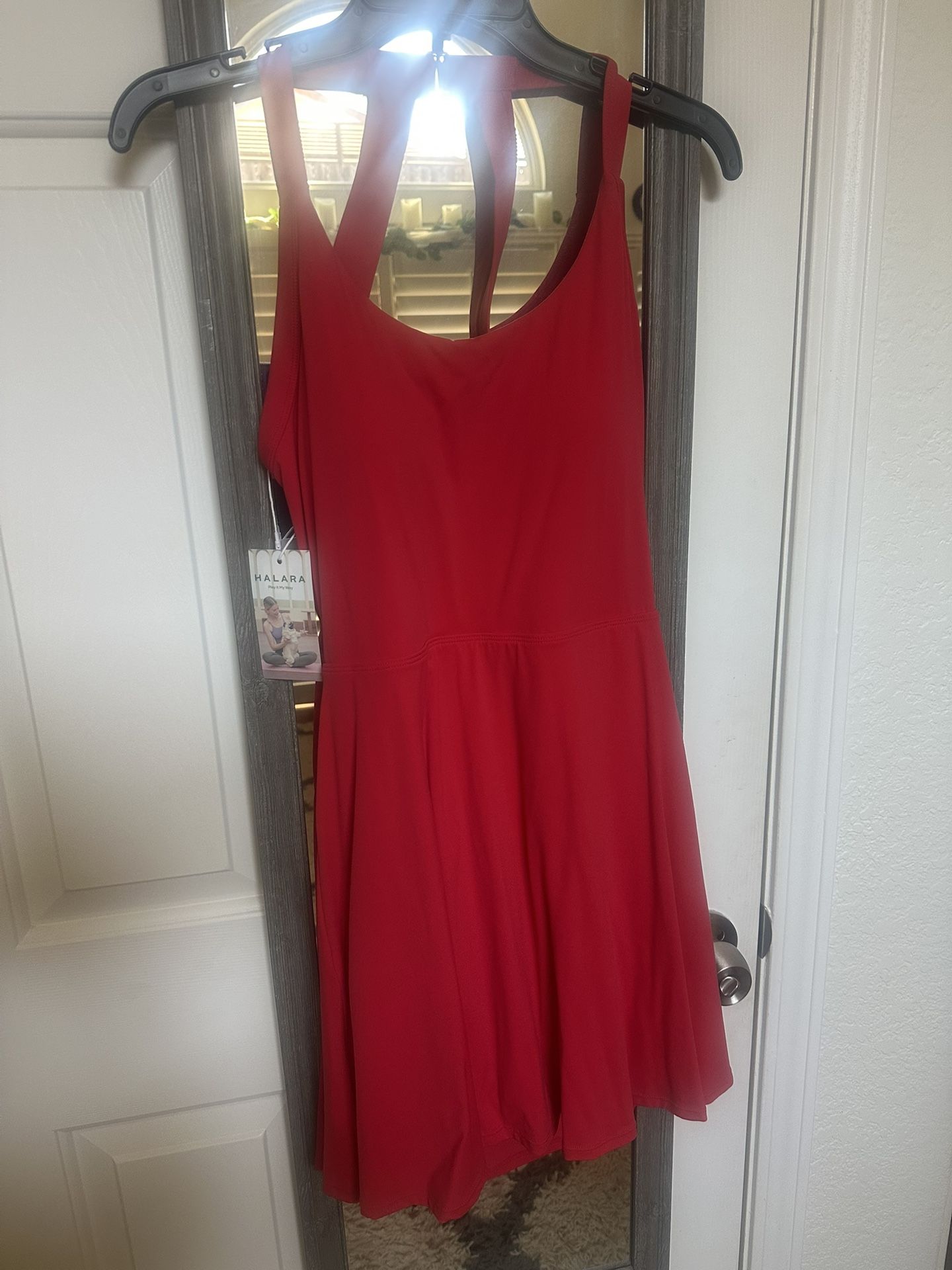 Halara Cross back Tennis Dress- NWT