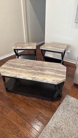 3-Piece Coffee and End Table Set