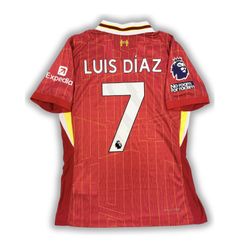 Luis Diaz Liverpool Soccer Jersey 2024/25
