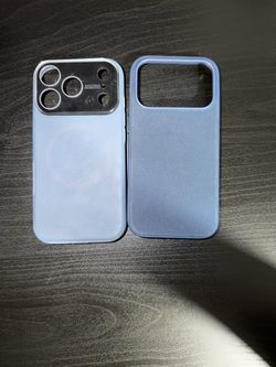 Iphone 17 pro blue case set