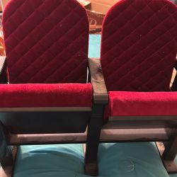 American Girl Doll Mollys Red Velvet Theatre Seats 