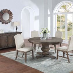 60 Inch Round Dining Table Set