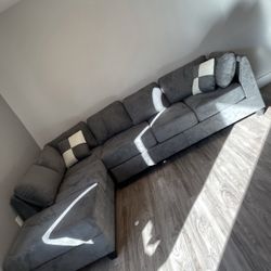 Gray Sectional Couch
