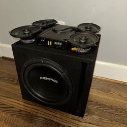 FULL Professional Memphis Car Speaker And Subwoofer System