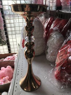 16” New gold centerpiece flower quinceañera party table decor