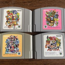 Nintendo 64  Games  Super Smash Bros. Mario Party 1,2,3 